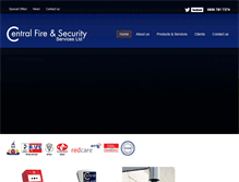 Tablet Screenshot of centralfire-security.com
